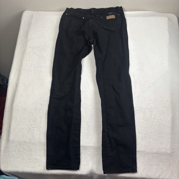 Wrangler 1013MWZWK Black Jeans Denim Men's Waist 36" x 36" Inseam - Picture 4 of 8